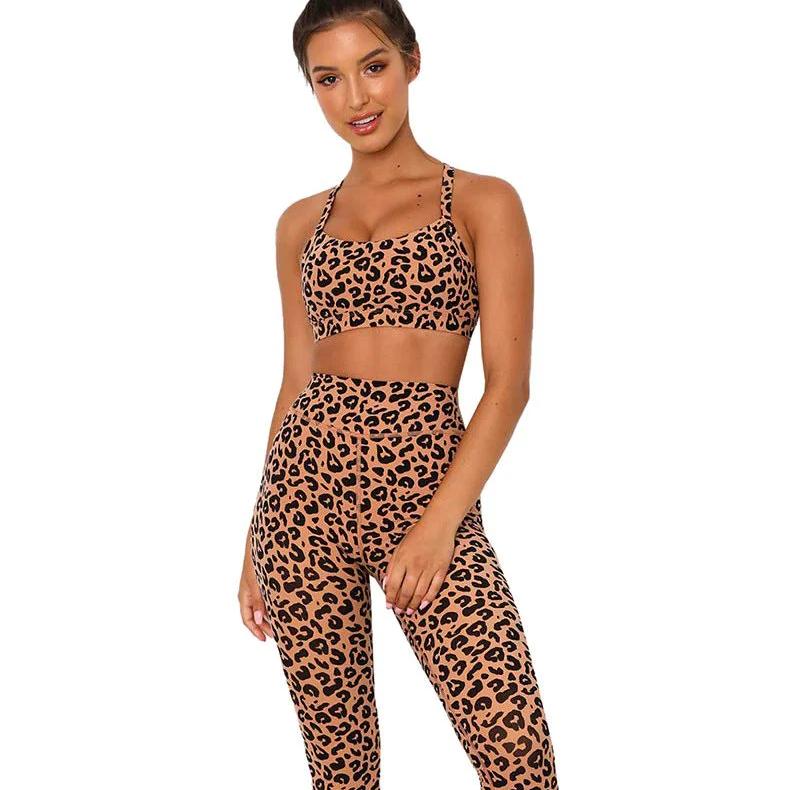Sports Fitness Leopard Suit