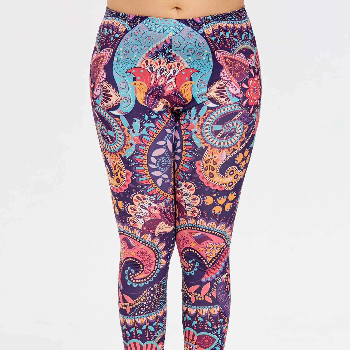 Printed Plus Size Leggings