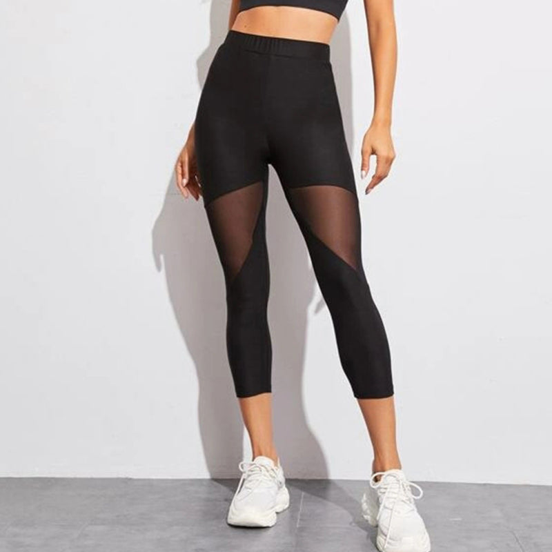 Gothic Insert Mesh Leggings