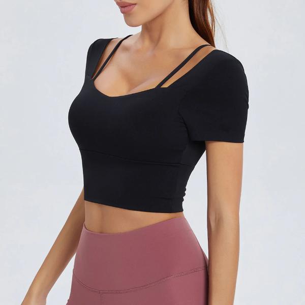 Sports Fitness Short-Sleeved Top