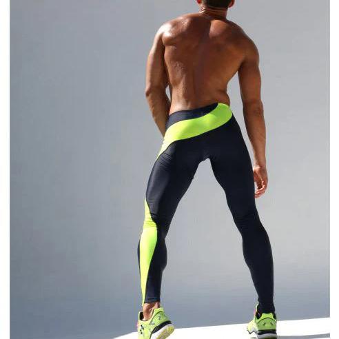 Men Sports Tight Stretch Fitness Pants