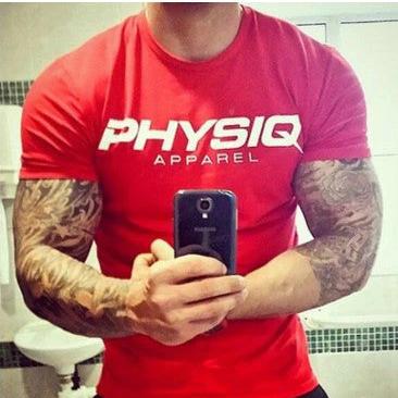 Men Short Sleeve Fitness T-Shirts