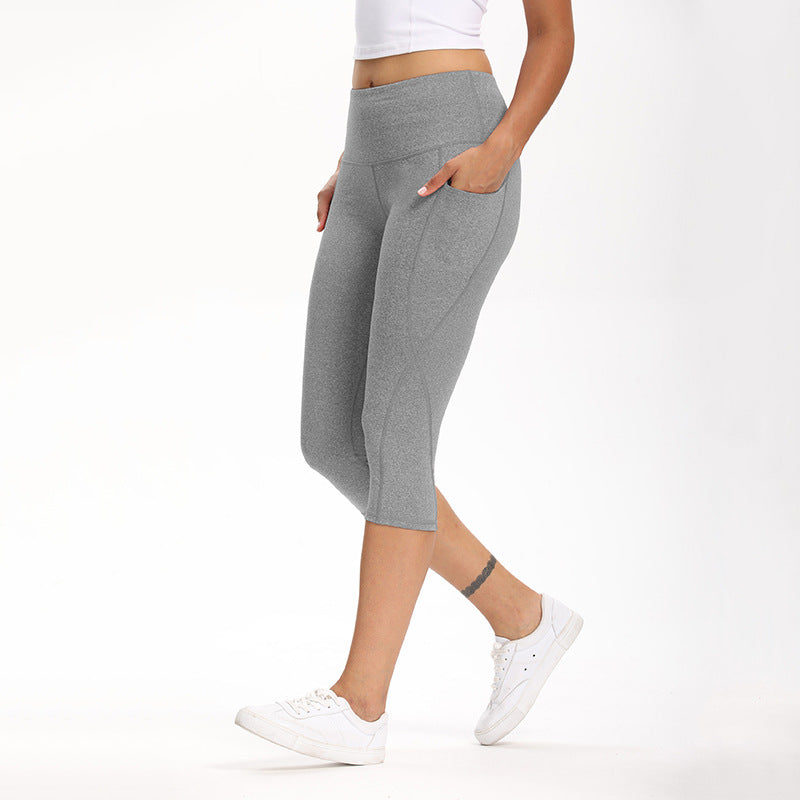 Hips Slim Fitness Cropped Leggings