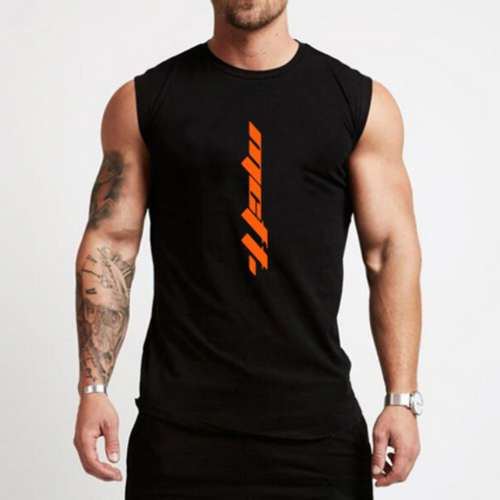 Gym Sleeveless Cotton Tank Top Sportswear Vest