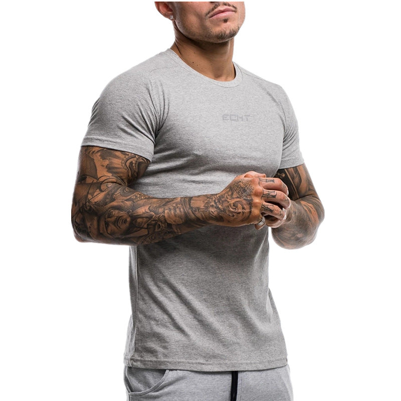 Round Neck Fitness Sports T-shirt