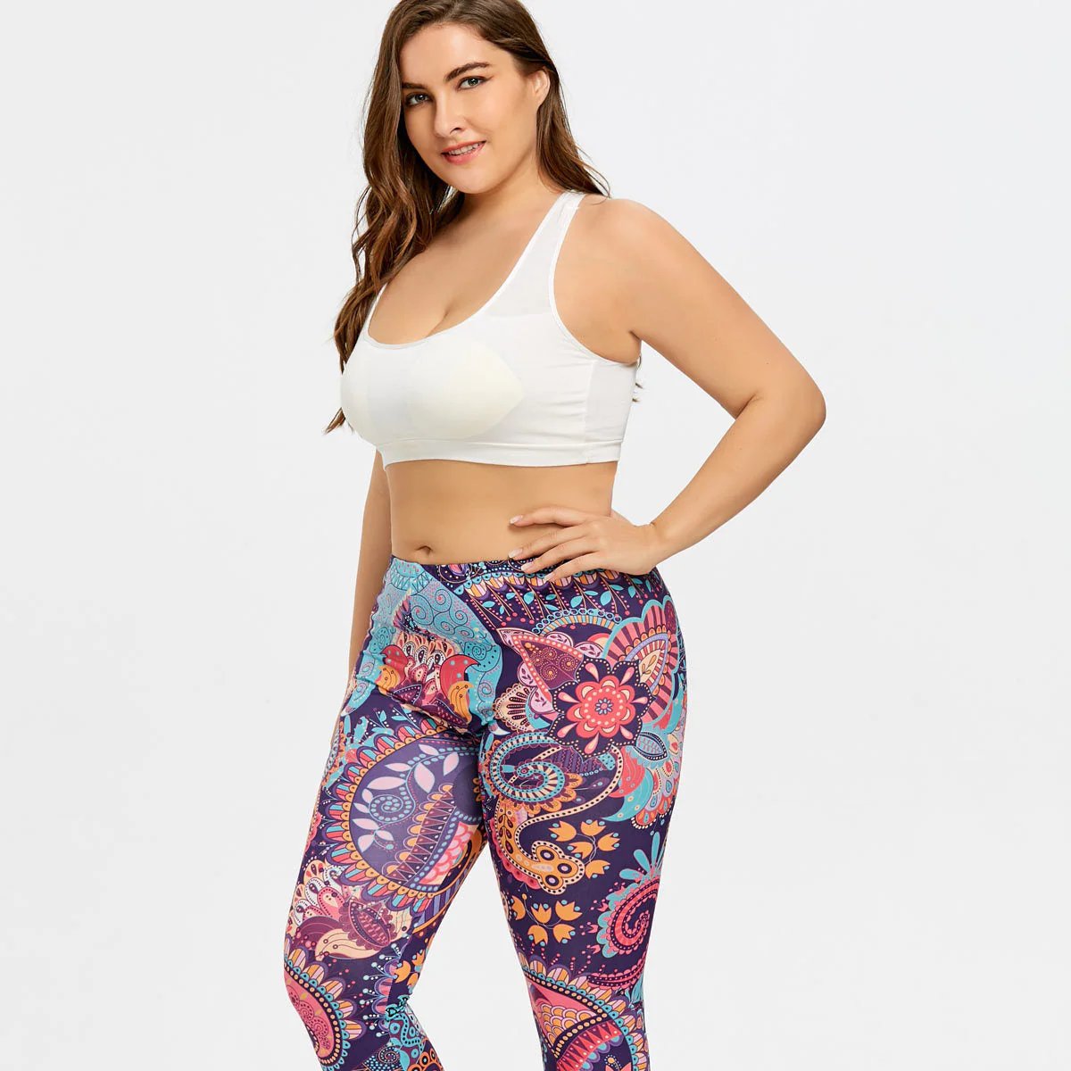 Printed Plus Size Leggings