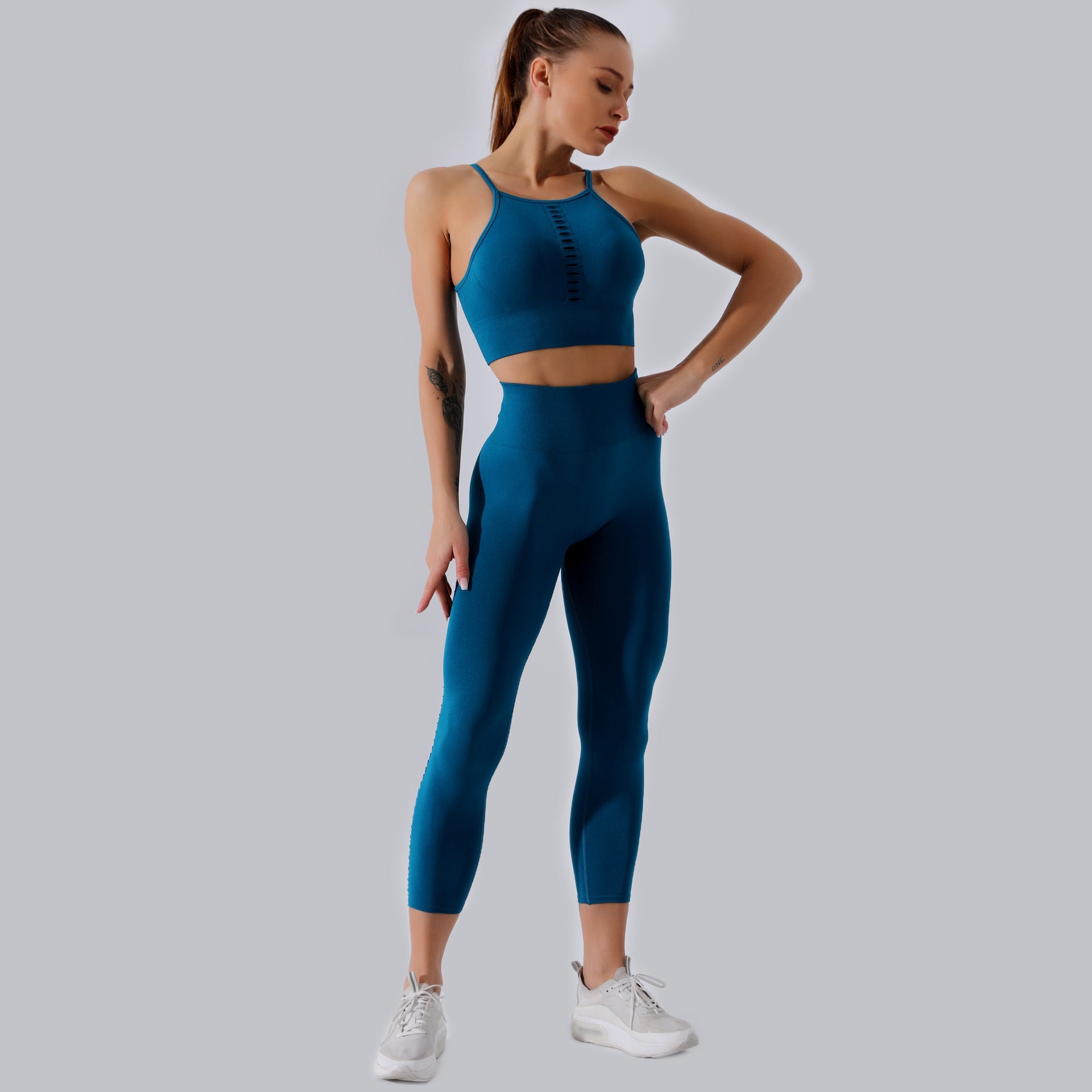 Quick-Drying High Waist Training Suit
